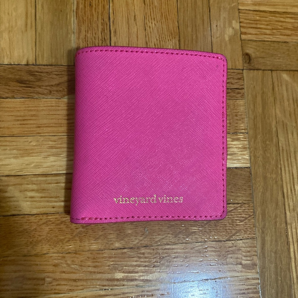 Very Gently Used Vineyard Vines Hot Pink Billfold Wallet